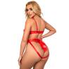 Subblime - 954468 body sexy calado con lazo rojo s/m - 2