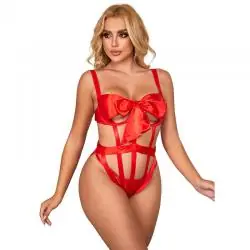 Subblime - 954468 body sexy calado con lazo rojo s/m