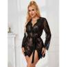 Subblime - 953751 camisón de encaje + tanga negro s/m - 5