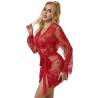 Subblime - 953775 camisón de encaje + tanga rojo s/m - 4
