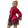 Subblime - 953829 pijama elegante de encaje + tanga rojo l/xl - 4