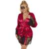 Subblime - 953829 pijama elegante de encaje + tanga rojo l/xl - 5