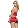 Subblime - 953898 camisón de seda y encaje + panties rojo s/m - 2