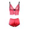 Subblime - 953898 camisón de seda y encaje + panties rojo s/m - 6