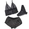 Subblime - 953928 camisón de seda y encaje + panties negro l/xl - 3