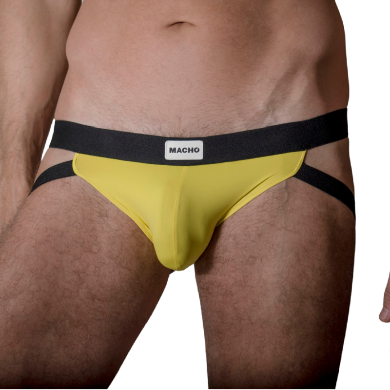 Macho mx22n suspensorio rejilla negro l/xl