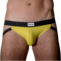 Macho mx22n suspensorio rejilla negro l/xl
