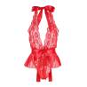 Subblime - 953973 body sexy con volantes + cinturón rojo s/m - 5