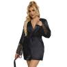 Subblime - 953997 camisola de encaje espalda transparente + tanga negro s/m - 4