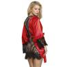 Subblime - 954017 camisola de encaje espalda transparente + tanga rojo/negro s/m - 2