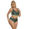 Subblime - 954086 sujetador + panties encaje verde s/m - 5