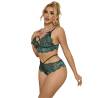 Subblime - 954086 sujetador + panties encaje verde s/m - 6