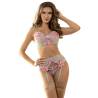Subblime - 954116 sujetador + panties con liguero diseño floral azul l/xl - 3