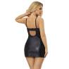 Subblime - 954161 body + tanga cuero negro s/m - 2