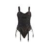 Subblime - 954260 body con cadenas + ligueros negro s/m - 6