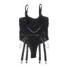 Subblime - 954277 body con cadenas + ligueros negro l/xl - 5