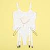 Subblime - 954284 body con cadenas + ligueros blanco s/m - 6