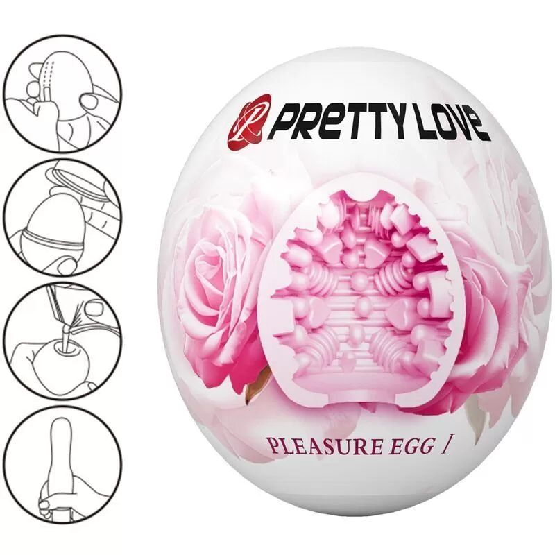 Pretty love - masturbador masculino huevo rosa