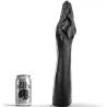 Dildo de fisting All Black con forma de puño y antebrazo de 40 cm