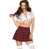 Classic School Girl talla S/M con el top anudado