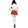 Miss Prep School talla S/M de cuerpo entero por detrás