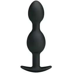 Pretty love bolas anales silicona 12.5 cm negro