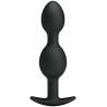 Pretty love bolas anales silicona 12.5 cm  negro - 1