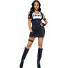 Conjunto SWAT de Leg Avenue en vista frontal de cuerpo entero
