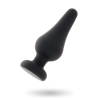 Intense anal plug pipo s silicone negro 9.8 cm - 1
