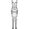 Passion - bs 102 bodystocking negro talla única - 3