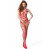 Passion - bs 102 bodystocking rojo talla única - 1