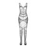 Passion - bs 102 bodystocking rojo talla única - 3