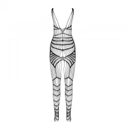 Passion - bs 102 bodystocking blanco talla única