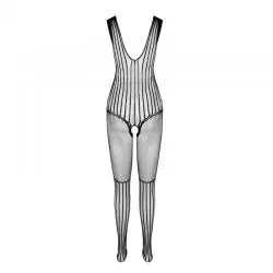 Passion - bs 103 bodystocking negro talla única