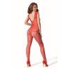 Passion - bs 103 bodystocking rojo talla única - 2