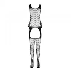 Passion - bs 104 bodystocking rojo talla única