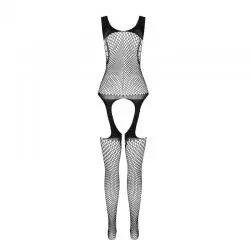 Passion - bs 104 bodystocking blanco talla única
