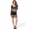 Passion - bs 105 bodystocking negro talla única - 1