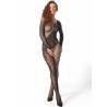 Passion - bs 107 bodystocking negro talla única - 1