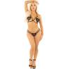 Leg Avenue Illicit Affair negro de cuerpo entero
