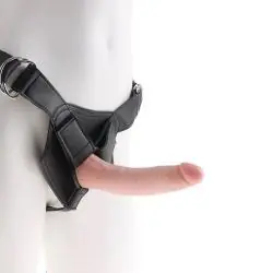 King cock harness con pene realistico 17.8cm