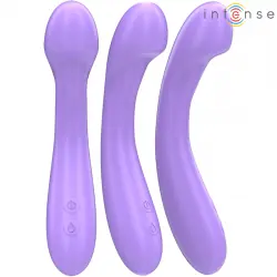 Intense - becky vibrador 19 cm calentable 7 vibraciones morado