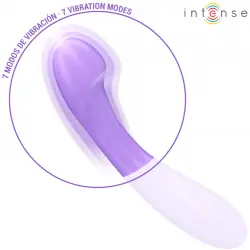Intense - becky vibrador 19 cm calentable 7 vibraciones morado