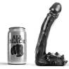 All black dildo realistico 19cm - 1