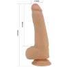 Pretty love - draco dildo realístico 23 cm natural - 5