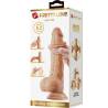 Pretty love - draco dildo realístico 23 cm natural - 6