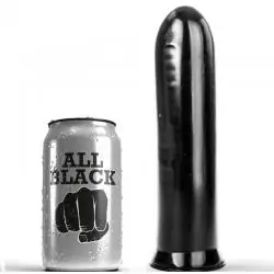 All black dildo negro 19cm