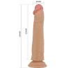 Pretty love - sharife dildo realístico 25 cm natural - 5