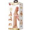 Pretty love - sharife dildo realístico 25 cm natural - 6