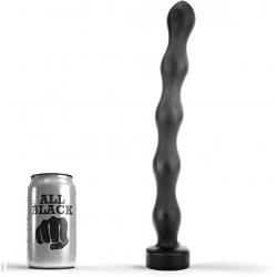 All black anal plug ball 32cm